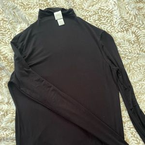 black turtle neck